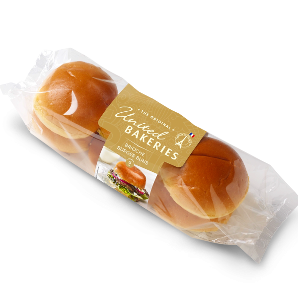 Brioche hamburgerbröd 6 pk