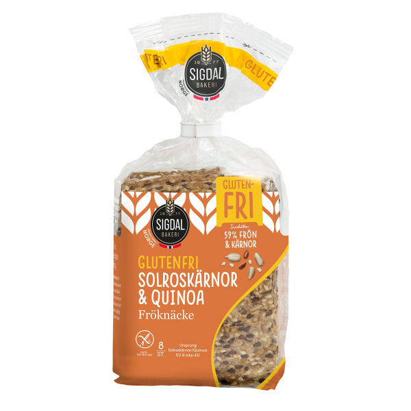 Sigdal fröknäcke glutenfri solroskärnor & quinoa