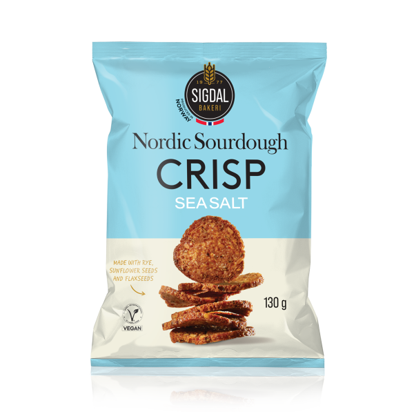 Surdeg Rågbrödchips Havsalt