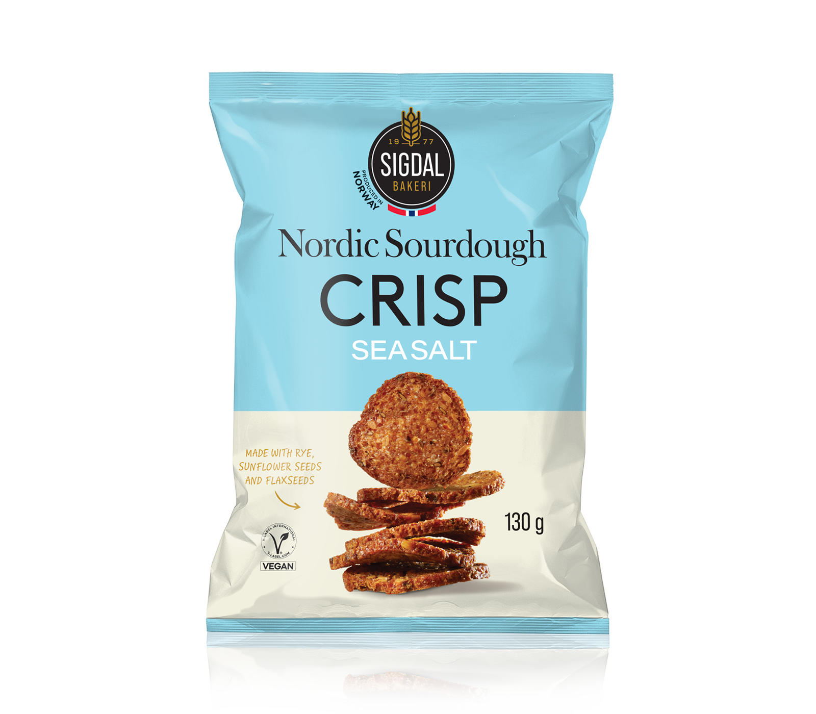 Surdeg Rågbrödchips Havsalt