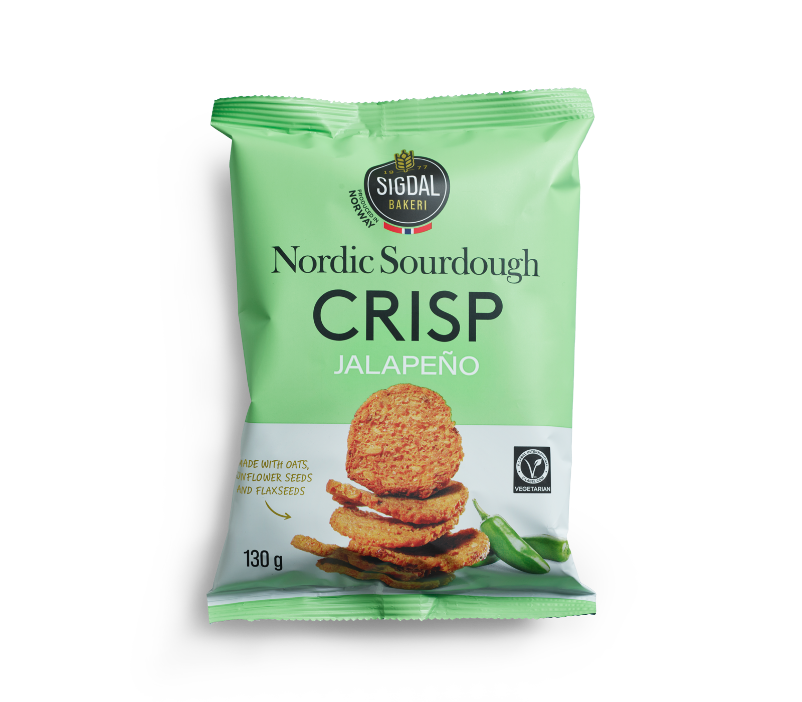 Surdeg Havrechips Jalapeño