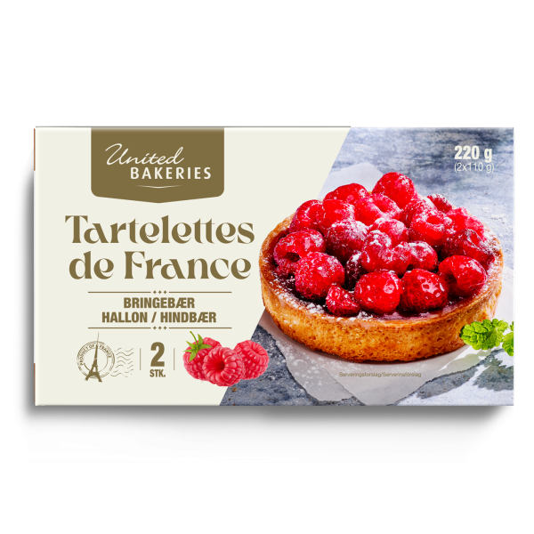 Fransk hallontarte 2 pk