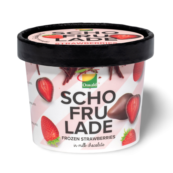 Schofrulade jordgubb mjölkchoklad