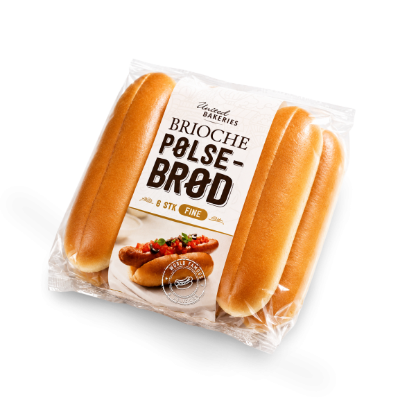 Brioche korvbröd 6 pk