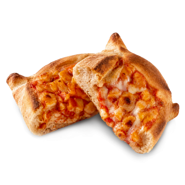 Pizza Barca Margherita mozzarella & tomat